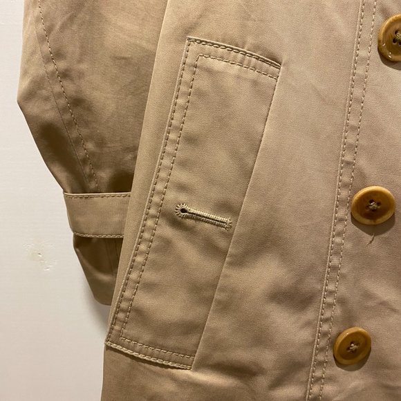 Petite Water-Resistant Classic Trench Coat - Picture 11 of 12